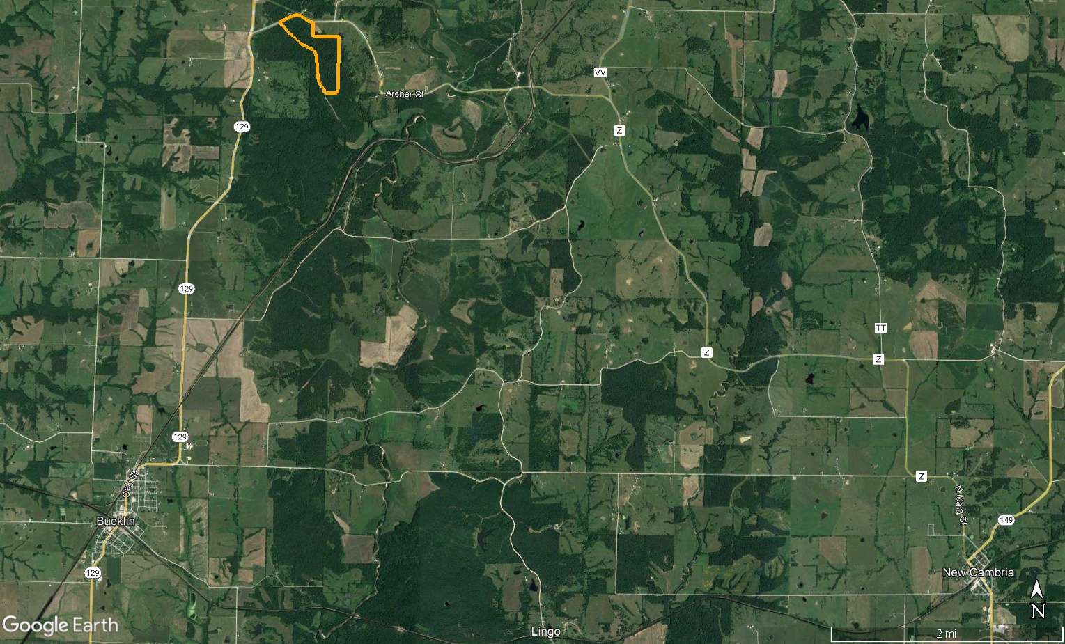 95+ Acres in Bucklin, MO